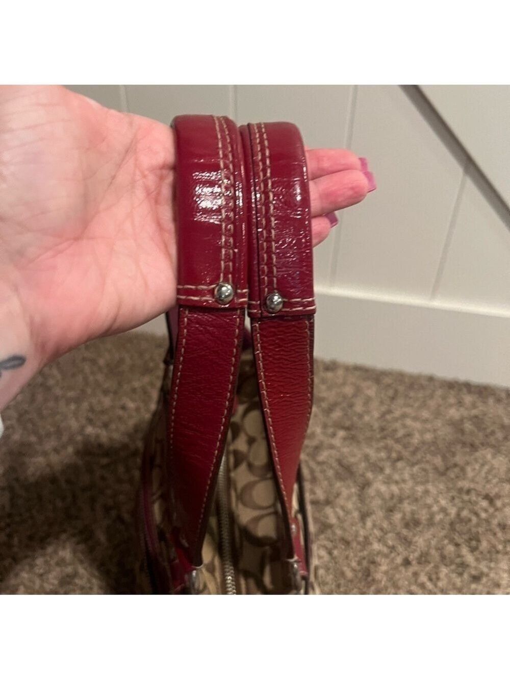 COACH PENELOPE SIGNATURE CANVAS TOTE - Picture 3 of 16